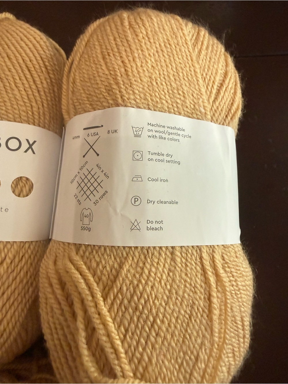 Paintbox Yarns Simply DK - Warm Light Caramel Yarn 5 Skeins - Picture 5 of 7